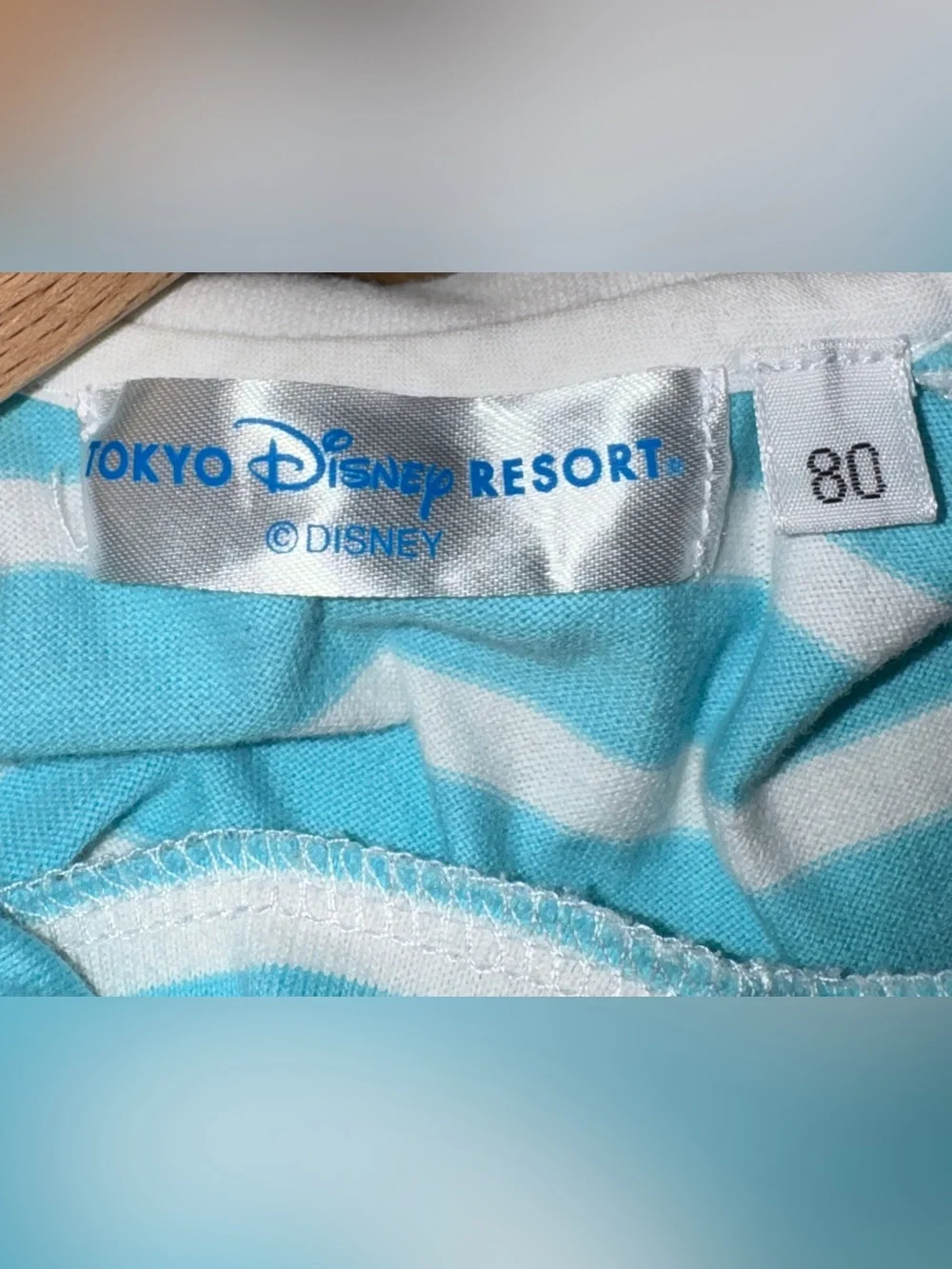 HTF Disney Tokyo Resort Donald Duck romper size 80 approx 12 months